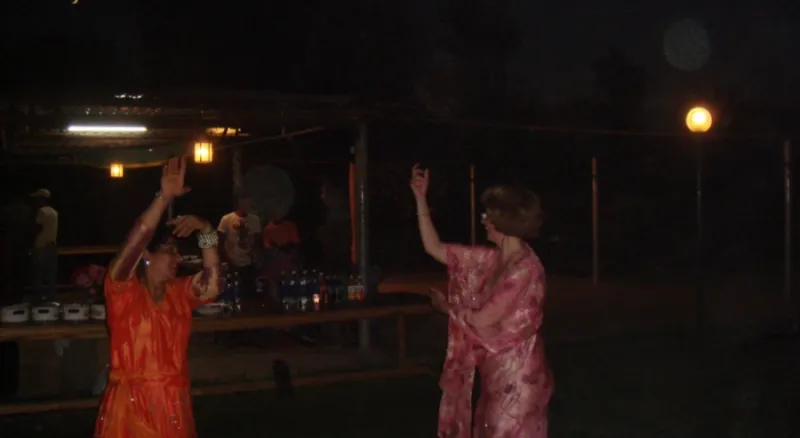 Галина Анатольевна танцует на юбилее