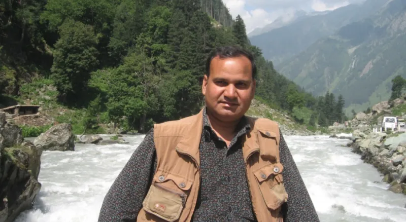 А.В. Синх на пути в долину Сон-Марг