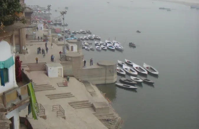 Вид набережной Варанаси 2
