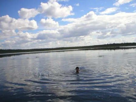 Купание в Шайтан-озере