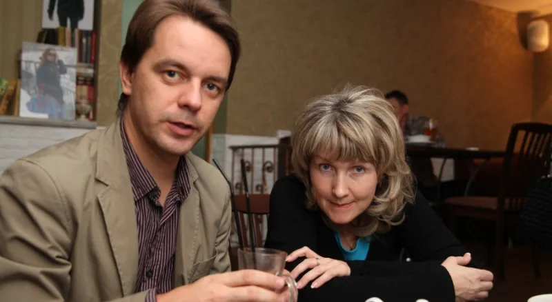 Дуплищев Константин (член совет НРО ОППЛ) , Рубан Ольга (директор «Новосибирского центра мадиации»)