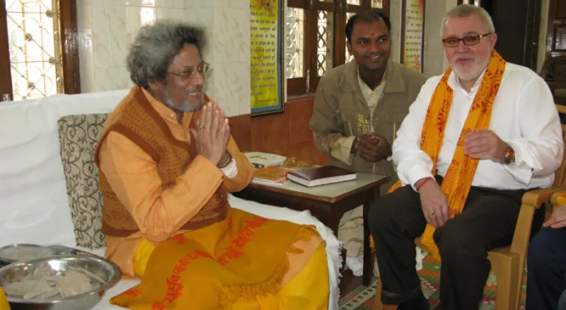 Общение с егосвятейшеством доктором Пранав Пандья, ректором Дев Санскрити Университета