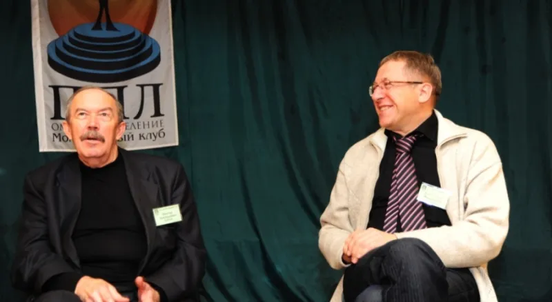 12 Омский Декадник, ДВОЙНОЙ ПОРТРЕТ, проф. А.Ф. Бондаренко (Киев) и В.А. Кубасов (Новокузнецк) (5)